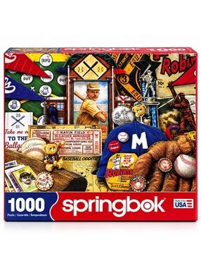 Springbok Baseball 1000 pc – Made in USA
